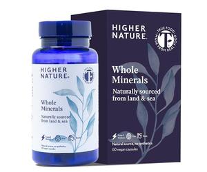 Higher Nature - Whole Minerals - Bio Minerals - Plant Based Complex - True Food® Formula - Multimineral Supplement - 100% Natural Sourced Minerals - Enhance Energy & Strengthen Immunity - 60 Capsules
