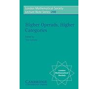 Higher Operads, Higher Categories – London Mathematical Society Lecture Note Series 298