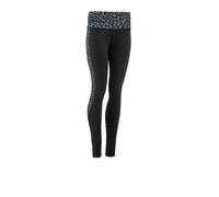 Higher State Panelled Women's Legging | UK XL in Black/Crackle Print