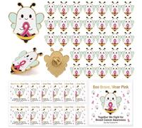 Highergo Pink Bowknot Enamel Pins Stethoscope Brooch with Thank You Cards | Neonatal Nurses W ppreciation Giftspink Bowknot Enamel Pins Badge for Nurse Doctor