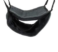 HighFigh Classic Giant Double Bunkbed Hammock, Grey Weave, Made from 100% Recycled Plastic, for 2 Adult Ferrets or 5 Adult Rats