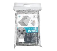 HighFigh Microfiber Towel - Small - Can Dry Dogs in Seconds in an Effortless, Less Friction and More Convenient Way - Super Soft and Ultra-absorbent, Drying Your Pet Easily - Hand Pockets Design