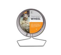 HighFigh Training Wheel Medium Diameter 18cm - Material Plastic - Floor Mount - Care Instructions Spot Clean - Only Including Hamsters, Mice, Rats, and Gerbils