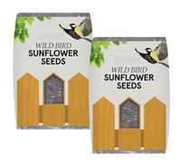 HighFigh Wild Bird Sunflower Seeds, High Protein Complementary Feed, 1 kg, 2 Pack