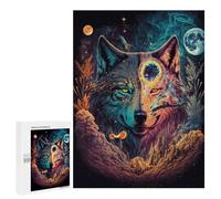HighFlying Wolf - Jigsaw Puzzle for Adults, 500 PCS, Holiday-Season Gift; for Shared Table Time