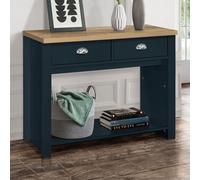 Highgate Console Table - 2 Drawer - Navy Blue Painted