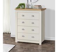 Highgate Cream Painted 4 Drawer Chest