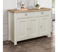 Highgate Medium Sideboard - 3 Door - Cream Painted
