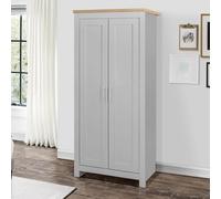 Highgate Wardrobe - 2 Door - Grey Painted