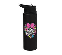 Highkey Slaying Test Bruh Stainless Steel Insulated Water Bottle
