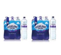 Highlaand Spring Still Spring Water 6 x 1.5L (Pack of 2) | Natural Mineral Water | Pure, Fresh & Sourced from Scotland | Zero Calories & No Additives