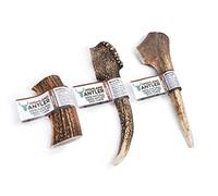 Highland Antler - Natural Antler Dog Chew. Pack of 1x Extra Large (220-270g) Naturally Shed Red Deer Antler, Long Lasting Dog Chew Bone With Calcium And Minerals (Shape may vary)