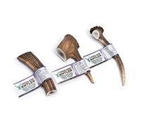 Highland Antler - Natural Antler Dog Chew. Pack of 1x Medium (75-150g) Naturally Shed Red Deer Antler, Long Lasting Dog Chew Bone With Calcium And Minerals (Shape may vary)
