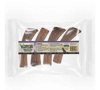 Highland Antler - Natural Split Antler Dog Chew. Pack of 4x Medium (51g - 80g) Naturally Shed Deer Antler, Long Lasting Dog Chew Bone With Calcium And Minerals (Shape may vary)