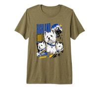Highland Attitude Westie Scotland Dog Premium T-Shirt