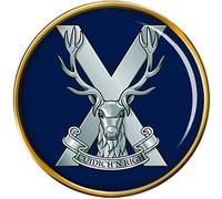 Highland Band of the Scottish Division, British Army Pin Badge