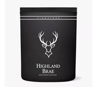 Highland Brae, Amber and Vanilla Scented Candle, Hand Poured Natural Soy Wax, 220 gm, Gift Boxed
