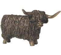 Highland Bull, Standing, Cold Cast Bronze Sculpture by Veronica Ballan (VB019).