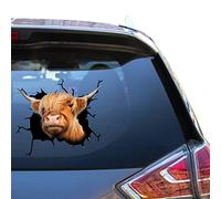 Highland Cattle Cow Stickers Cow Farm Sticker Funny Jokes Clean Windows Decal for Mens Funny Memes Small Trucks Stickers