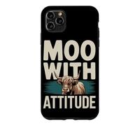 Highland Cattle Fan Adorable Shaggy Cows and Rustic Charm Case for iPhone 11 Pro Max