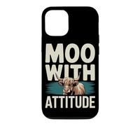 Highland Cattle Fan Adorable Shaggy Cows and Rustic Charm Case for iPhone 12/12 Pro