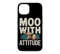 Highland Cattle Fan Adorable Shaggy Cows and Rustic Charm Case for iPhone 13