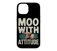 Highland Cattle Fan Adorable Shaggy Cows and Rustic Charm Case for iPhone 14