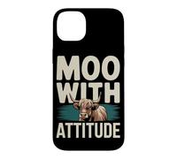 Highland Cattle Fan Adorable Shaggy Cows and Rustic Charm Case for iPhone 14 Plus