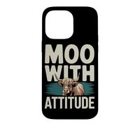 Highland Cattle Fan Adorable Shaggy Cows and Rustic Charm Case for iPhone 14 Pro Max