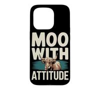 Highland Cattle Fan Adorable Shaggy Cows and Rustic Charm Case for iPhone 15 Pro