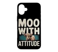 Highland Cattle Fan Adorable Shaggy Cows and Rustic Charm Case for iPhone 16 Plus
