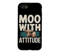 Highland Cattle Fan Adorable Shaggy Cows and Rustic Charm Case for iPhone SE (2020) / 7/8