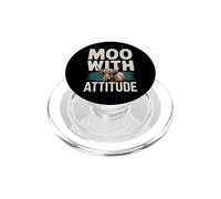 Highland Cattle Fan Adorable Shaggy Cows and Rustic Charm PopSockets PopGrip for MagSafe