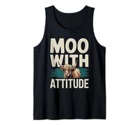 Highland Cattle Fan Adorable Shaggy Cows and Rustic Charm Tank Top