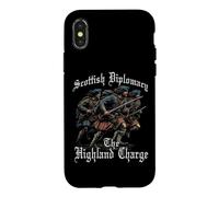 Highland Charge Scottish Warrior Humor Outfit | Jacobites Case for iPhone X/XS