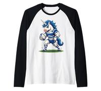 Highland Charge Unicorn Rugby Pride Raglan Baseball Tee