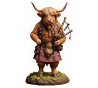 Highland Cow 24 Days Christmas Countdown Calendar with 24 Ornaments