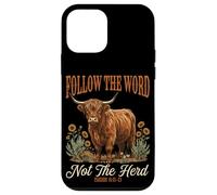 Highland Cow Christian Bible Verse Isaiah Not the Herd Case for iPhone 12 mini