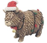 Highland Cow Christmas Ornament With Led Lights