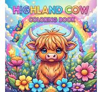 Highland Cow Coloring Book: Relax and Unwind with Cute, Majestic, and Fun Highland Cow Designs for Kids and Adults