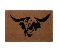 Highland Cow Doormat Elegant And Functional