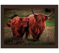 Highland Cow Faux Leather Lap Tray