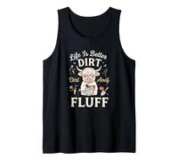 Highland Cow Gardening Life is Better with Dirt and Fluff Tank Top
