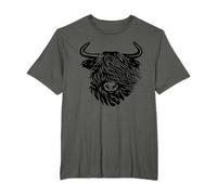 Highland Cow Graphic Cute Scotland Highland Cow T-Shirt