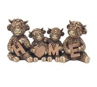 HIGHLAND COW HOME FIGURINE ORNAMENT - GREAT HOME & GIFT ITEM