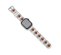 Highland Cow in Scottish Highlands Silicone Watch Bands Soft Replacement Strap Soft Wristbands Compatible with IWatch 38mm/40mm