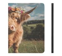 Highland Cow in The Scottish Highlands Case Compatible for IPAD Air4/Air5 （10.9in） Tablet Cases Cover Protective Auto Wake/Sleep