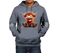 Highland Cow Just A Little Moody Funny Farming Farm Farmer Zip Hoodie Mens Snoodie Hoodie Highland Cow Highland Cow Hoodie Men Highland Cow Gifts Highland Cow Blanket Highland Cow