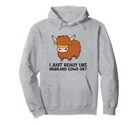 Highland Cow Lover I Just Really Like Highland Cows Pullover Hoodie