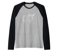 Highland Cow Lover Scottish Farm Animal Cattle Enthusiast Raglan Baseball Tee